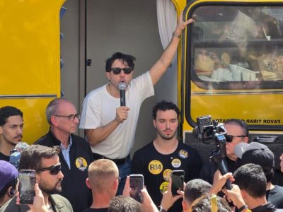 Renan Santos propõe “choque de infraestrutura” para regiões produtivas em visita a Chapecó, SC