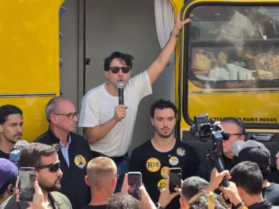 Renan Santos propõe “choque de infraestrutura” para regiões produtivas em visita a Chapecó, SC