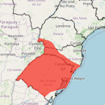 Alerta vermelho do Inmet para tempestades e ventos de até 100 km/h atinge o Sul do Brasil