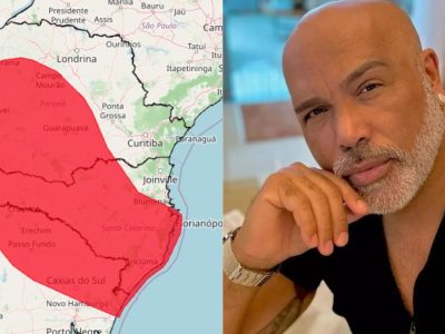 Helicóptero com cantor Rick desaparece em Santa Catarina sob alerta vermelho para tempestade