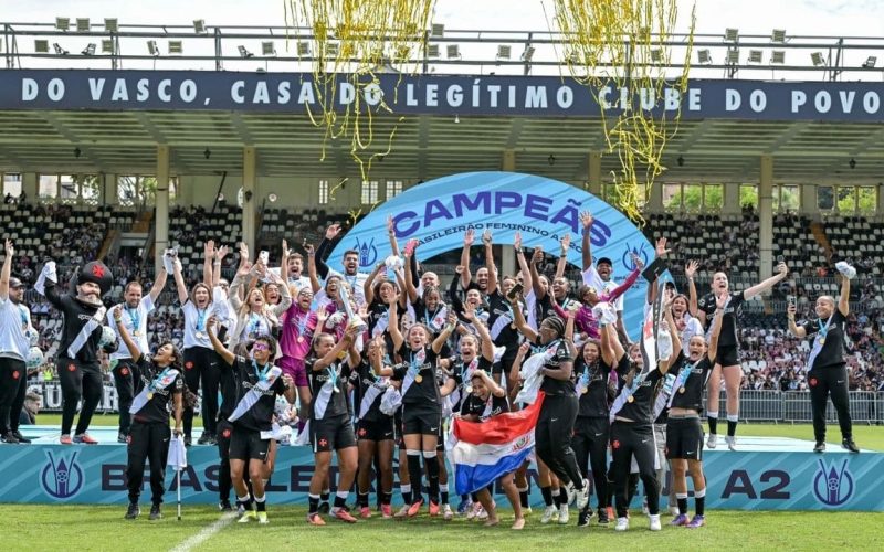 Vasco conquista o Campeonato Brasileiro Feminino A2 mesmo sob pressão do Itabirito