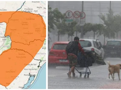 Alerta de ciclone: temporais severos previstos para Rio Grande do Sul, Santa Catarina e Paraná a partir desta terça-feira