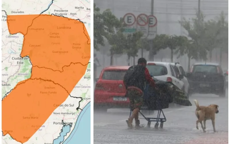 Alerta de ciclone: temporais severos previstos para Rio Grande do Sul, Santa Catarina e Paraná a partir desta terça-feira