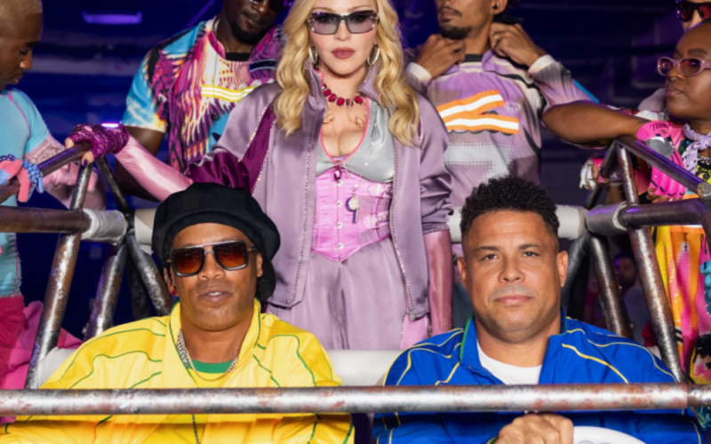 Ronaldinho Gaúcho fala sobre convite inesperado de Madonna para cantar na final da Copa do Mundo: "Outro rolê aleatório"