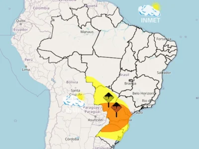 Ciclone extratropical se forma no Rio Grande do Sul e traz alerta de ventos de até 100 km/h e chuvas intensas para a região Sul