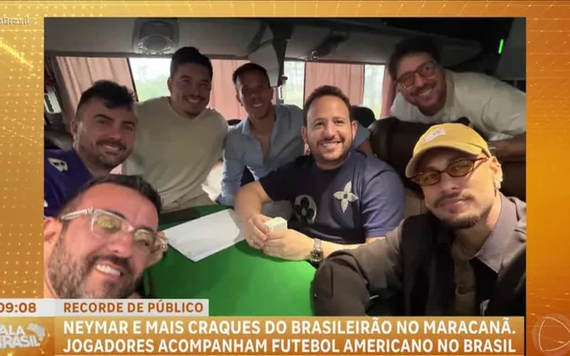 Neymar e Craques do Futebol Brasileiro Assistem a Partida da NFL no Maracanã Durante Pausa do Brasileirão