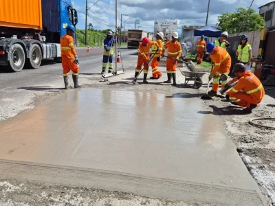 Votorantim Cimentos lança cimento especial para rodovias que já foi utilizado em acesso ao Porto de Paranaguá, no Paraná