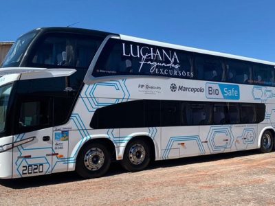 Paraná ganha primeiro ônibus double decker do Brasil com soluções de biossegurança da Marcopolo