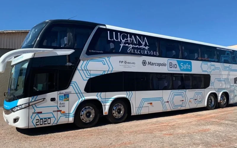 Paraná ganha primeiro ônibus double decker do Brasil com soluções de biossegurança da Marcopolo