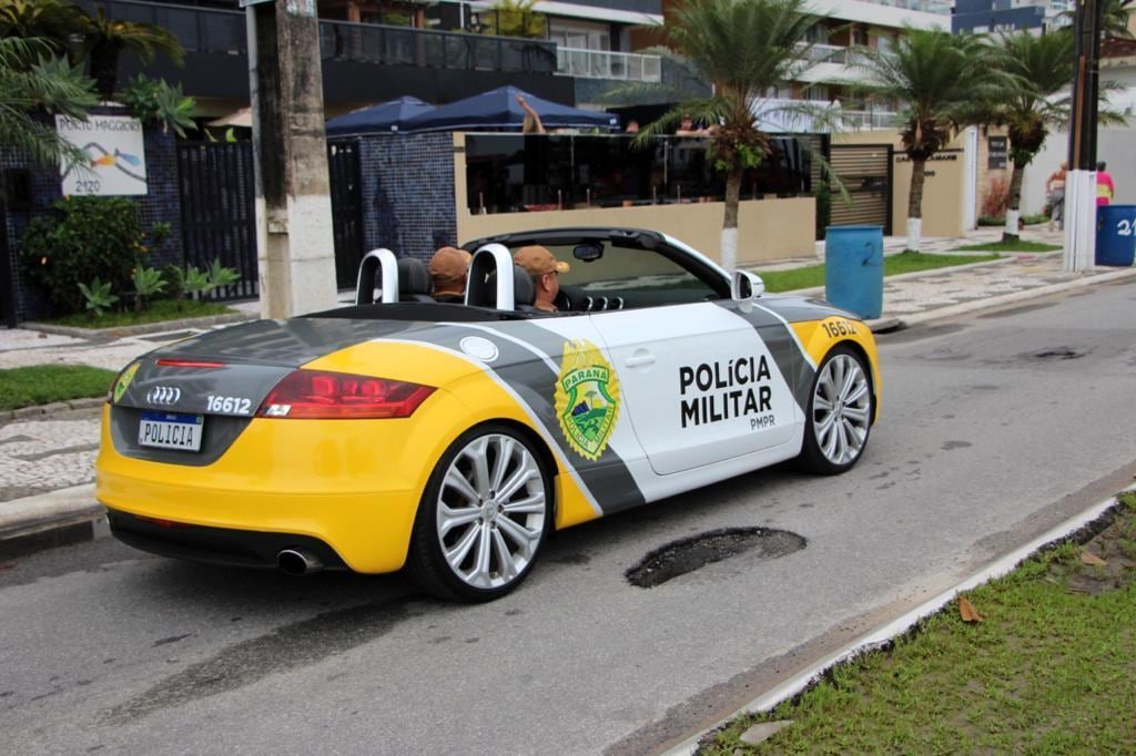 Polícias do Sul do Brasil incorporam carros de luxo apreendidos de traficantes, como Porsche e Camaro, para reforçar a segurança pública Audi TT, Chevrolet Camaro e Porsche Macan na frota da Polícia Militar do Paraná.