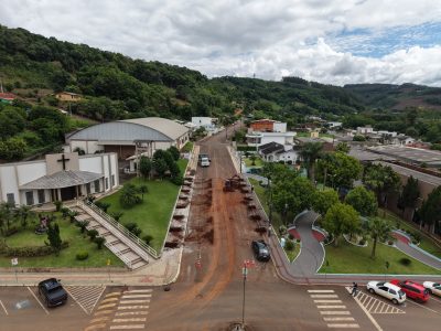 Sul Brasil inicia construção da Rua Coberta com investimento de R$ 489 mil para eventos e integração comunitária