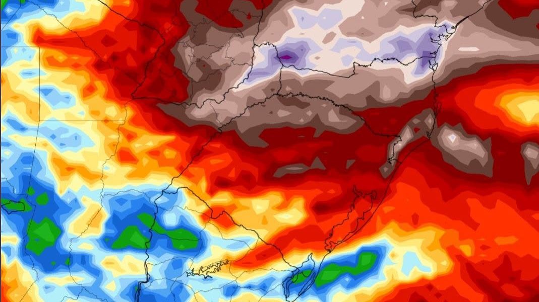 Chuva retorna ao Sul com alerta especial para Santa Catarina e Paraná a partir de quarta-feira