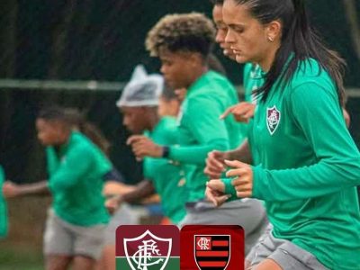 Fluminense e Flamengo se enfrentam hoje na volta das quartas da Copa do Brasil Feminina com transmissão ao vivo pelo Sportv