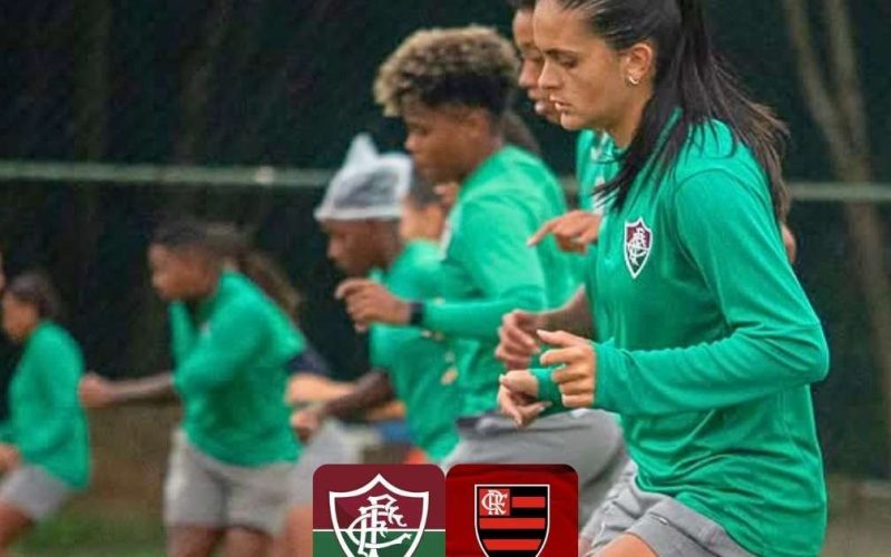 Fluminense e Flamengo se enfrentam hoje na volta das quartas da Copa do Brasil Feminina com transmissão ao vivo pelo Sportv