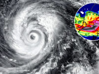Ciclone extratropical coloca Paraná, Santa Catarina e Rio Grande do Sul em alerta vermelho para tempestades com ventos de até 100 km/h e risco de granizo no sábado (24)