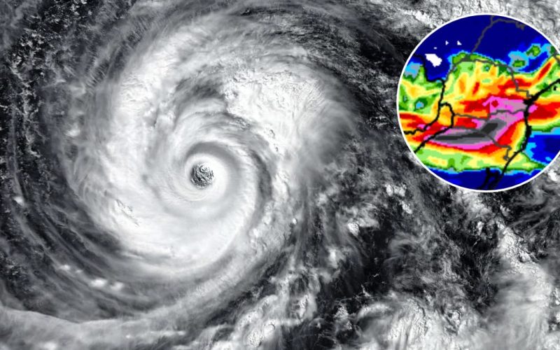 Ciclone extratropical coloca Paraná, Santa Catarina e Rio Grande do Sul em alerta vermelho para tempestades com ventos de até 100 km/h e risco de granizo no sábado (24)