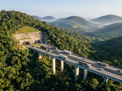 Contorno Viário de Florianópolis: nova rodovia de 50 km reduz trânsito de caminhões na BR-101 em Santa Catarina