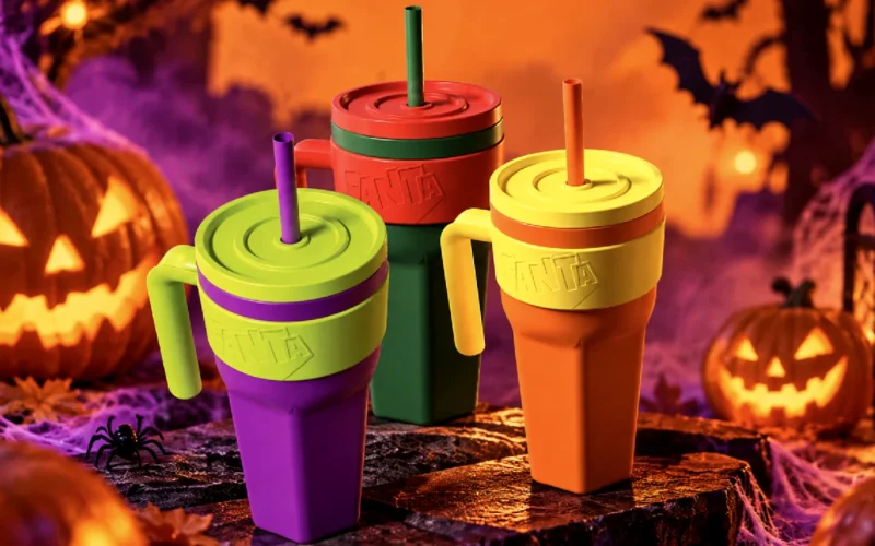 Fanta lança copo térmico temático para o Halloween com troca em cidades do Sul e Sudeste do Brasil