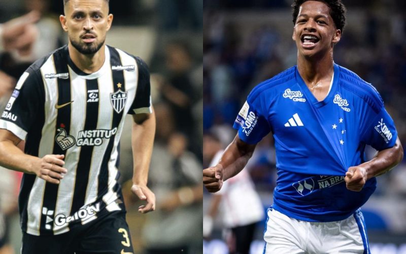 Clássico mineiro: Atlético e Cruzeiro terão estreantes no duelo da Série A na Arena MRV