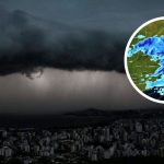 Ciclone extratropical se forma na fronteira do Brasil e traz chuvas severas para sete estados a partir de quarta-feira