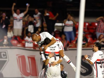 Vitória do São Paulo sobre o Vitória com dois gols de Calleri e o retorno decisivo de Lucas Moura