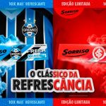 Sorriso lança edição especial com embalagens dos clubes em ação que une gremistas e colorados na rivalidade do Gre-Nal