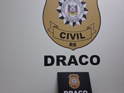 DRACO apreende arma de fogo em operação de combate ao tráfico em Livramento, SC