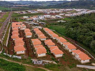 Nova licitação atrasará conclusão do Condomínio dos Idosos em Francisco Beltrão, que está 75% executado