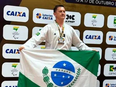 Policial penal de Francisco Beltrão, Adriano Barzan, conquista prata no Campeonato Brasileiro de Taekwondo em São Paulo