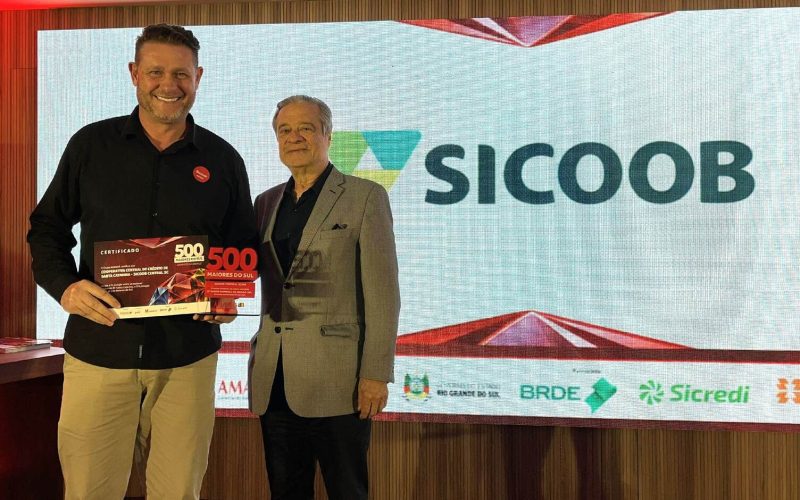 Sicoob SC/RS conquista 7ª posição entre as 100 maiores empresas de Santa Catarina pela segunda vez consecutiva