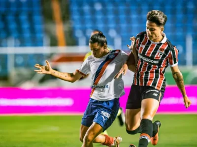 Bahia vence São Paulo por 2 a 1 em duelo da Copa do Brasil Feminina na Arena Batistão, destacando o protagonismo do futebol feminino