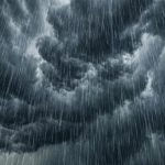 Regiões de Santa Catarina em alerta amarelo para temporais com risco de granizo neste fim de semana