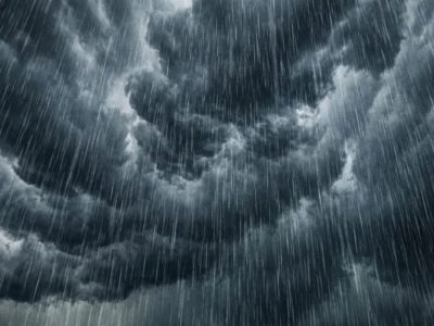 Regiões de Santa Catarina em alerta amarelo para temporais com risco de granizo neste fim de semana