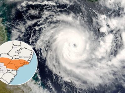 Ciclone extratropical traz alerta de ventos de até 100 km/h e chuva para Santa Catarina, Paraná e Rio Grande do Sul no domingo das eleições