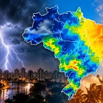 Previsão do tempo para o feriadão de Finados indica chuvas no Sul e risco de temporais em regiões do Paraná e Santa Catarina