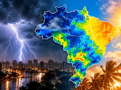 Previsão do tempo para o feriadão de Finados indica chuvas no Sul e risco de temporais em regiões do Paraná e Santa Catarina