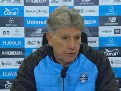 Renato Gaúcho destaca briga contra o rebaixamento do Grêmio após vitória sobre o Coritiba: “Estão deixando o Grêmio chegar”